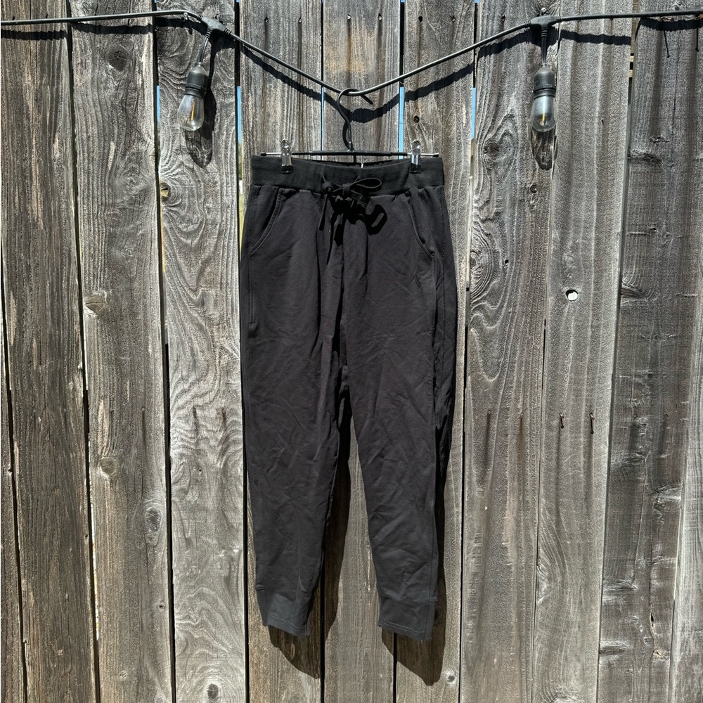 Halara Women’s Black High Rise Full Length Jogger Pants Cotton Blend Small